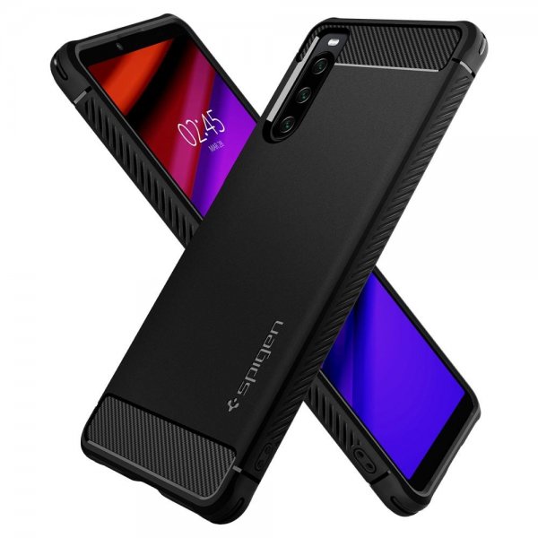 Spigen Sony Xperia 10 IV Skal Rugged Armor Matte Black