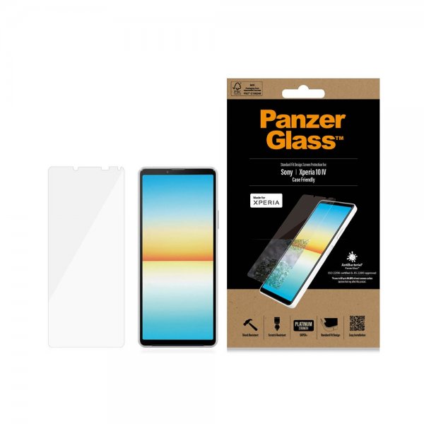 PanzerGlass Sony Xperia 10 IV Skärmskydd Standard Fit Case Friendly