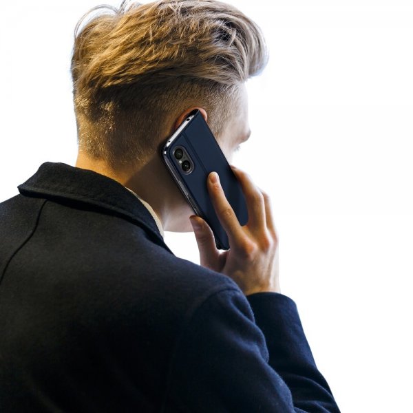 Dux Ducis Sony Xperia 10 VI Fodral Skin Pro Series Blå