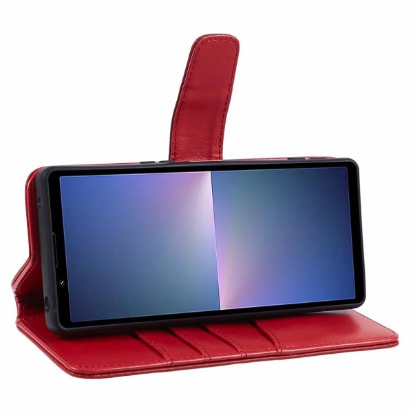 Nordic Covers Sony Xperia 5 V Fodral Essential Leather Poppy Red