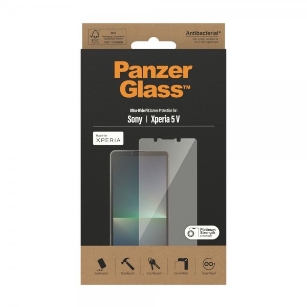 PanzerGlass Sony Xperia 5 V Skärmskydd Ultra-Wide Fit