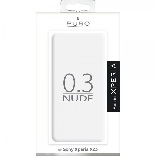 Puro Sony Xperia XZ3 Skal Nude Transparent