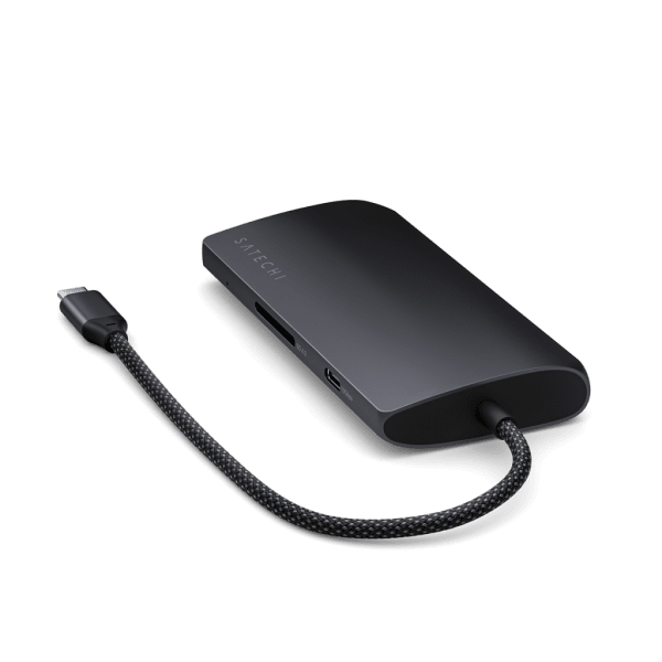 Satechi USB-C Multiport Adapter 8K With Ethernet V3 Midnight