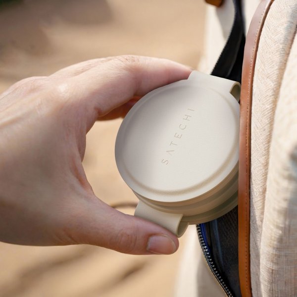 Satechi OntheGo 3-i-1 trådlös laddare Sand