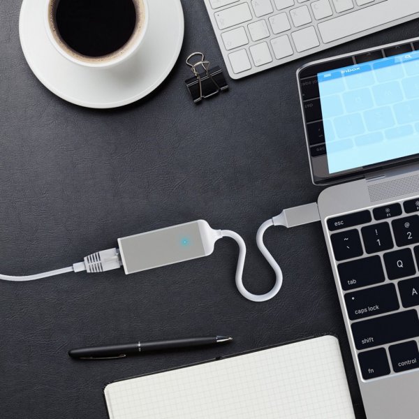 Satechi Type-C Gigabit Ethernet Adapter Silver