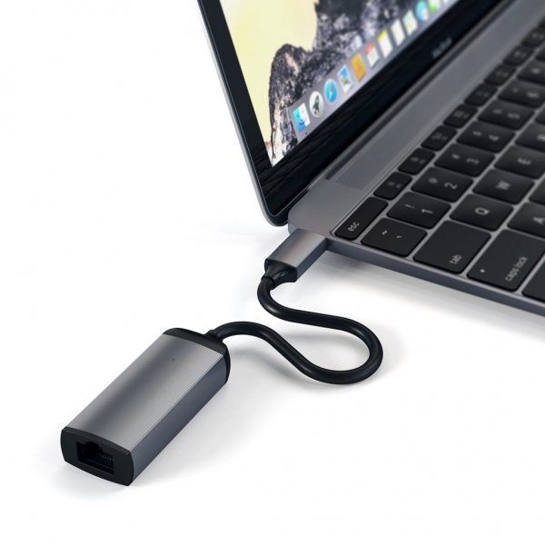 Satechi Type-C Gigabit Ethernet Adapter Space Gray