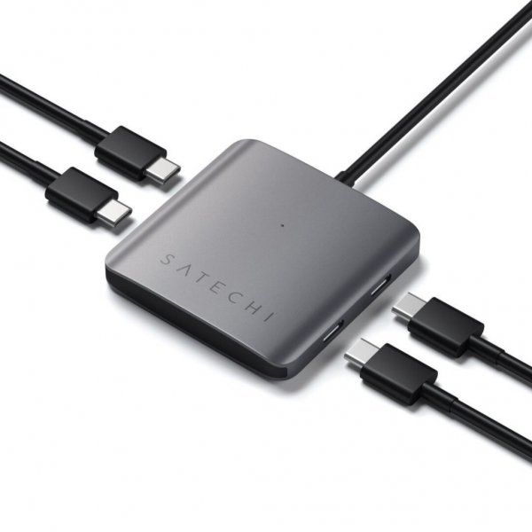 Satechi Aluminum 4-portars USB-C-hubb