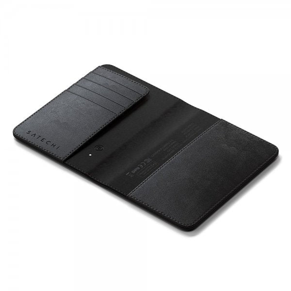 Satechi Vegan-Leather FindAll Passport Cover Svart