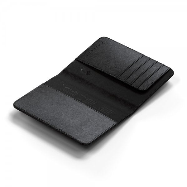 Satechi Vegan-Leather FindAll Passport Cover Svart