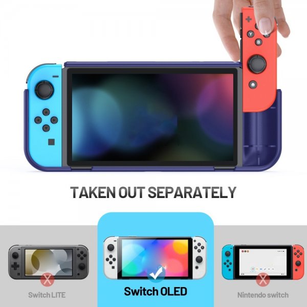 Stötsäkert skal till Nintendo Switch OLED Blå