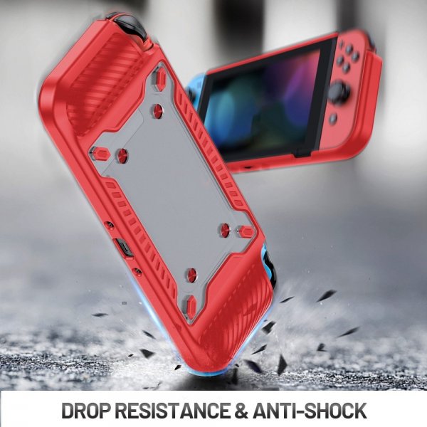 Stötsäkert skal till Nintendo Switch OLED Röd