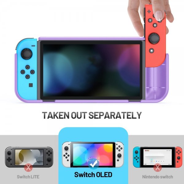 Stötsäkert skal till Nintendo Switch OLED Lila