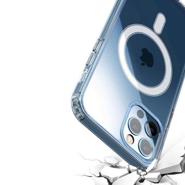 iPhone 11 Pro Skal TPU MagSafe Stöttåligt Transparent