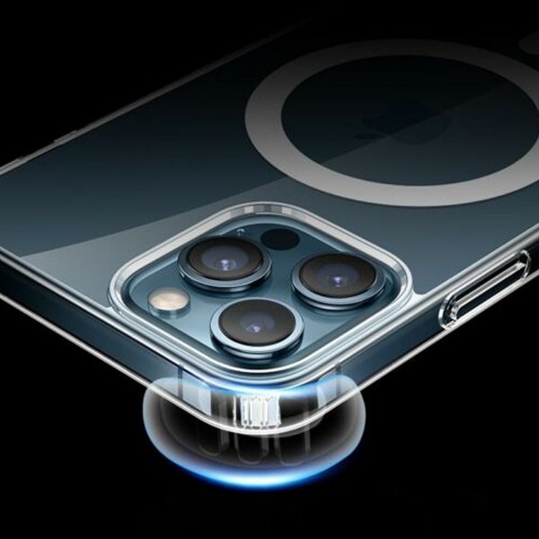 iPhone 13 Pro Skal TPU MagSafe Stöttåligt Transparent