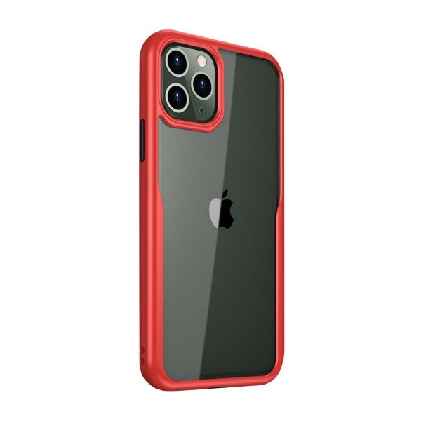 iPhone 11 Pro Skal Transparent Röd