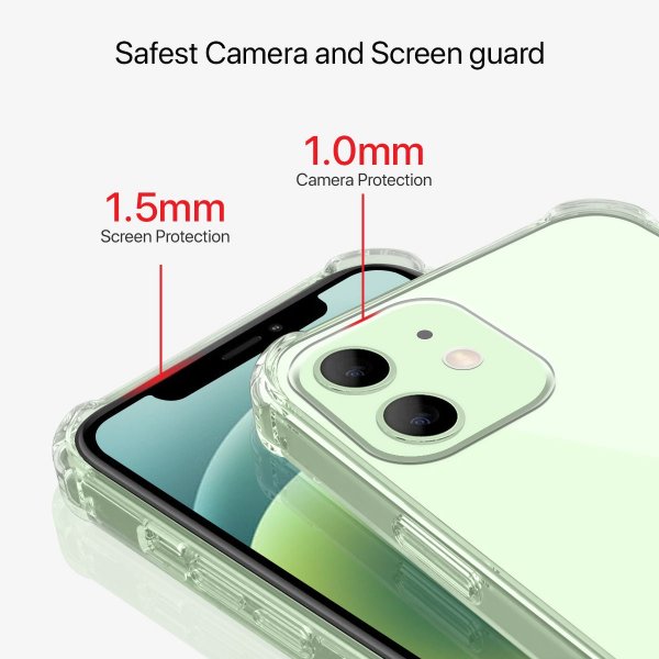 iPhone 12 Mini Skal Stöttålig Transparent