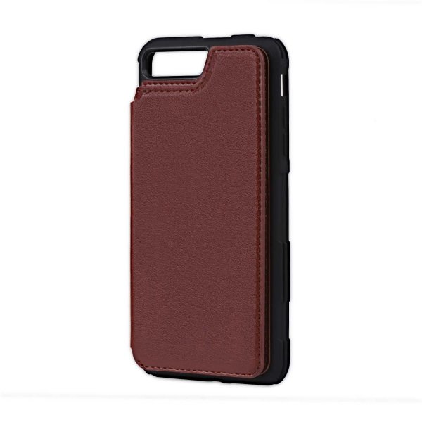 iPhone 7 Plus/iPhone 8 Plus Skal Korthållare Brun