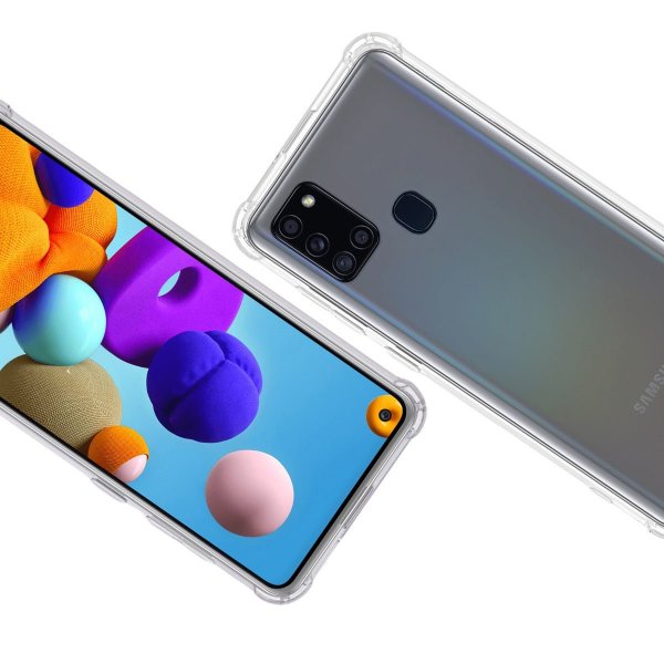 Samsung Galaxy A21s Skal Stöttålig Transparent