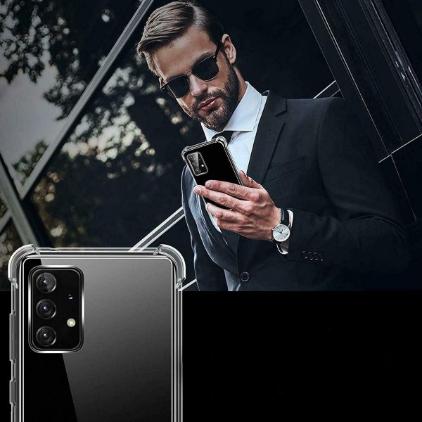 Samsung Galaxy A52/A52s 5G Skal Stöttålig Transparent