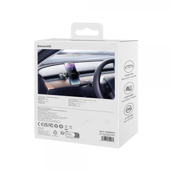 Baseus Tesla Model 3/Y Mobilhållare T-Space Solpanel
