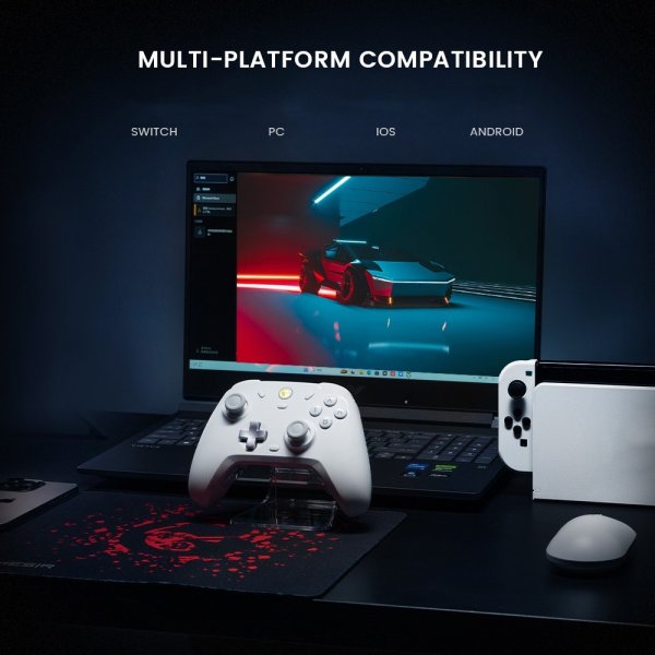 GameSir T4 Cyclone Trådlös Spelkontroll Multiplatform Vit