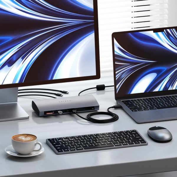 Satechi Thunderbolt 4 Docka Rymdgrå