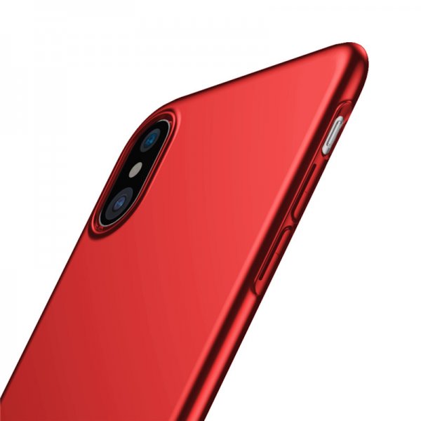 Baseus iPhone X/Xs Skal Thin Case Röd