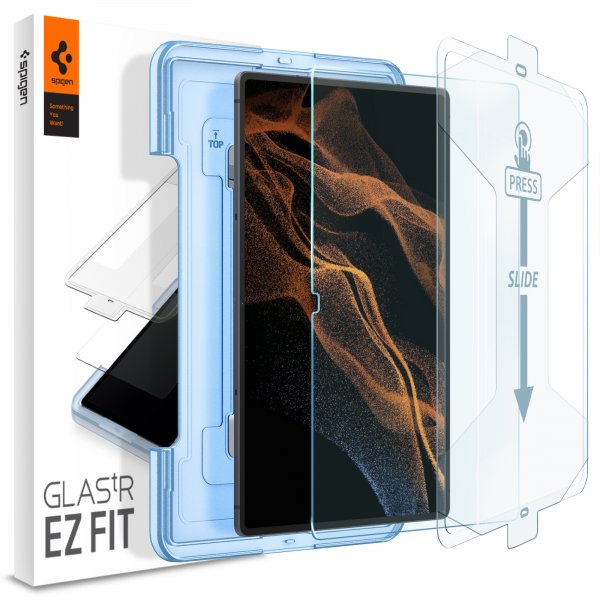 Spigen Samsung Galaxy Tab S8 Ultra Skärmskydd GLAS.tR EZ Fit
