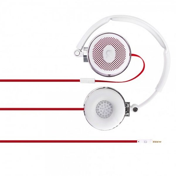 Xqisit Trådade Over-Ear Hörlurar H100 3.5mm Vit