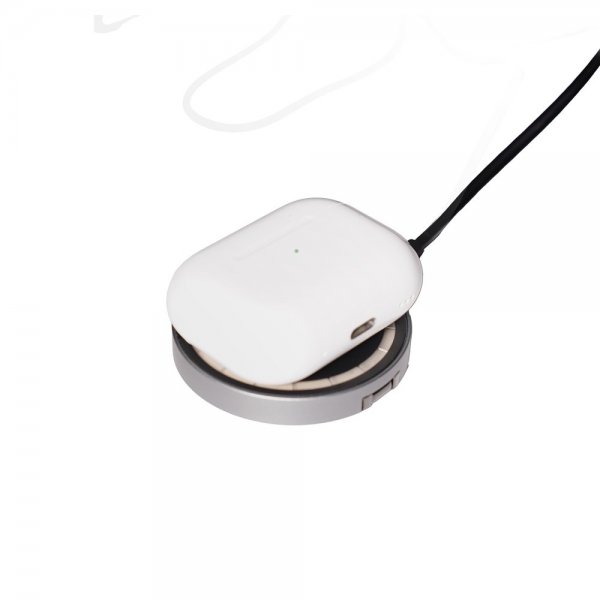 Deltaco Trådlös Laddare 2-i-1 Transparent MagSafe