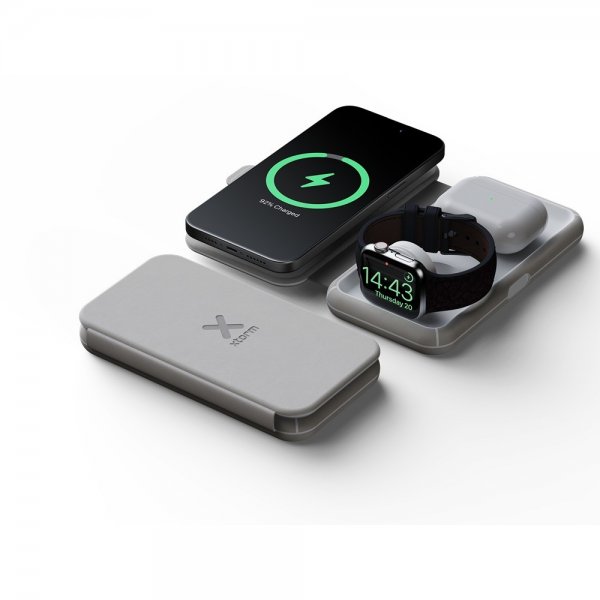 Xtorm Trådlös Laddare Foldable Wireless Travel Charger 3in1 MagSafe