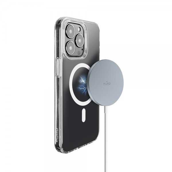 Puro Trådlös Laddare Magnetic USB-C Charging Cable MagSafe Blå