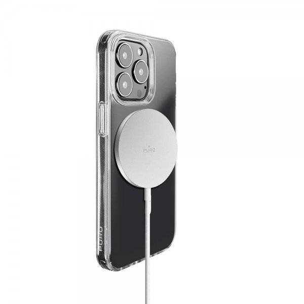 Puro Trådlös Laddare Magnetic USB-C Charging Cable MagSafe Vit