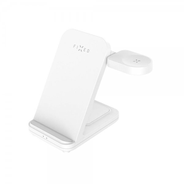 Fixed Trådlös Laddare Powerstation for Samsung 3in1 15W Vit