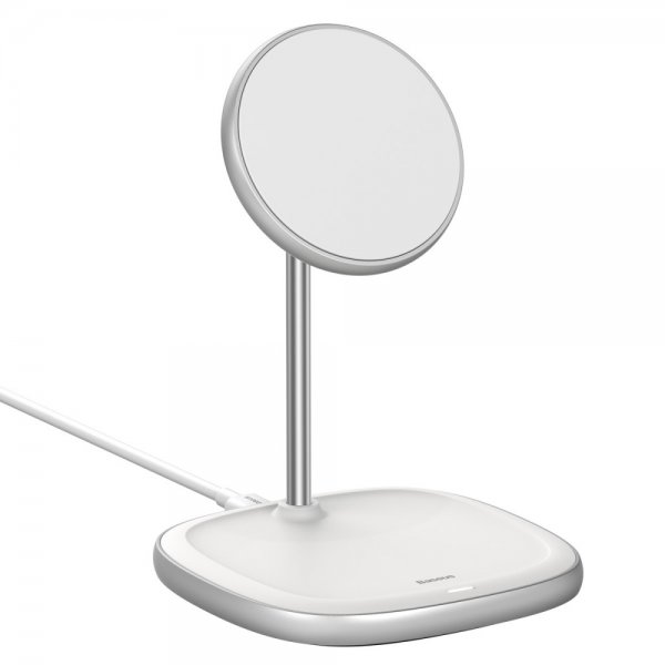 Baseus Trådlös Laddare Swan MagSafe 15W Vit