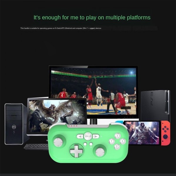 Ipega Trådlös Mini Spelkontroll till Nintendo Switch/Android/PC Gul