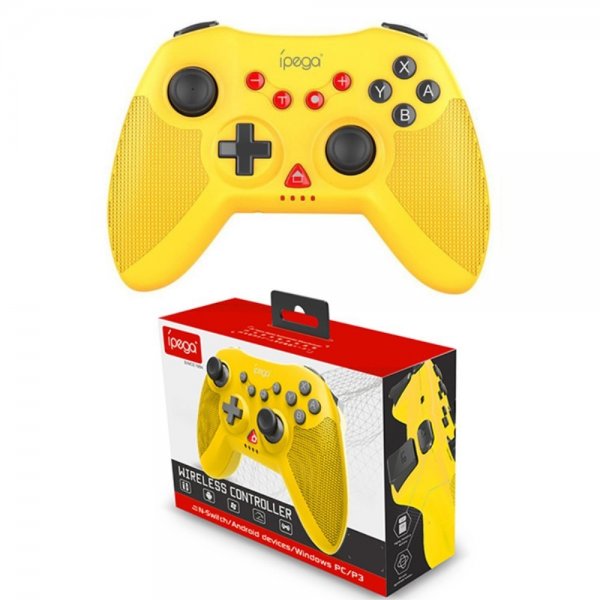 Ipega Trådlös Spelkontroll Nintendo Switch/PC/Android Gul