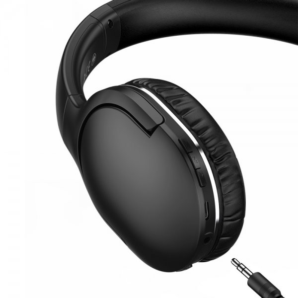 Baseus Trådlösa Hörlurar Over-Ear Encok Svart