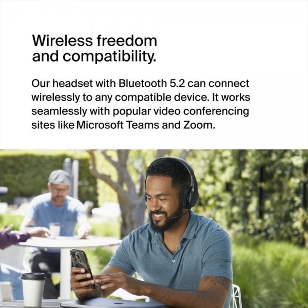 Belkin Trådlösa Over-Ear Hörlurar SoundForm Adapt Svart