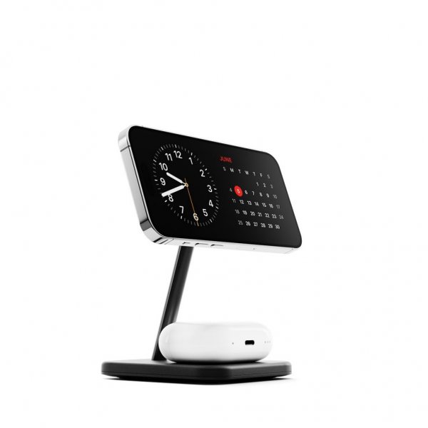 Twelve South Trådlös Laddare HiRise 2 Deluxe Qi2 MagSafe Svart