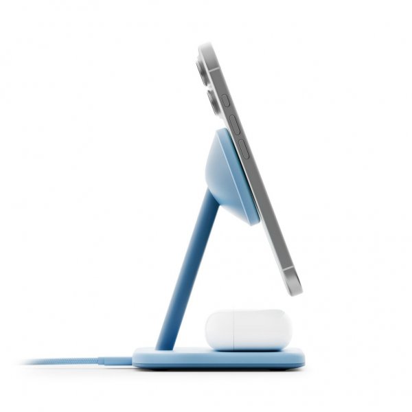 Twelve South HiRise 2 Deluxe 2-i-1 MagSafe-laddare Glacier Blue