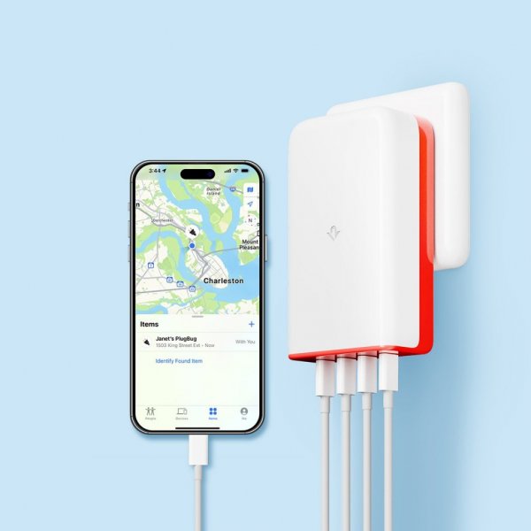 Twelve South Laddare PlugBug 120W med Find My