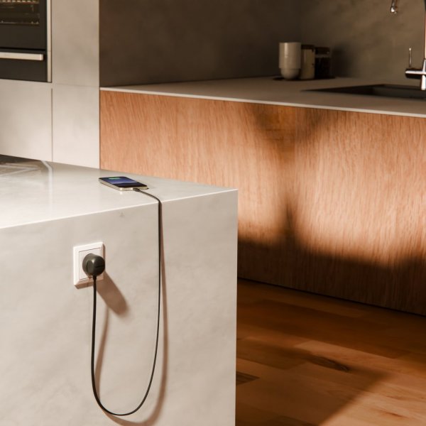 Twelve South PowerCord USB-C Laddare 1.2 meter Slate