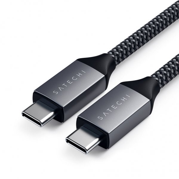Satechi USB-C till USB-C kabel 2m Grå