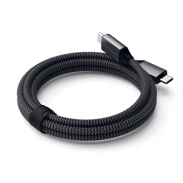 Satechi USB-C till USB-C kabel 2m Grå