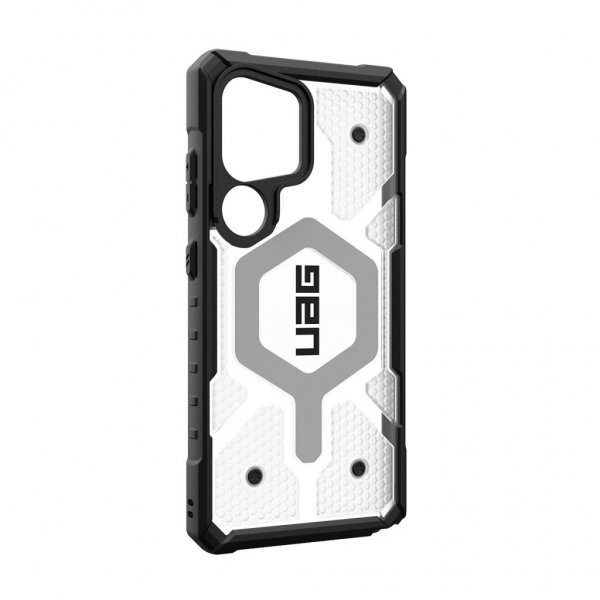 Urban Armor Gear (UAG) Samsung Galaxy S25 Ultra Skal Pathfinder Clear MagSafe Ice/Silver
