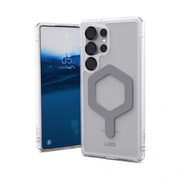 Urban Armor Gear (UAG) Samsung Galaxy S25 Ultra Skal Plyo Pro MagSafe Ice/Silver