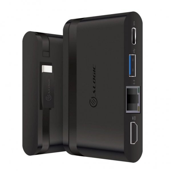 ALOGIC USB-C Travel Dock Essential 4 portar med 100W PD