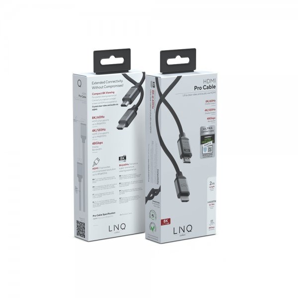 LINQ USB-C till HDMI 8K/60Hz Adapterkabel 2m