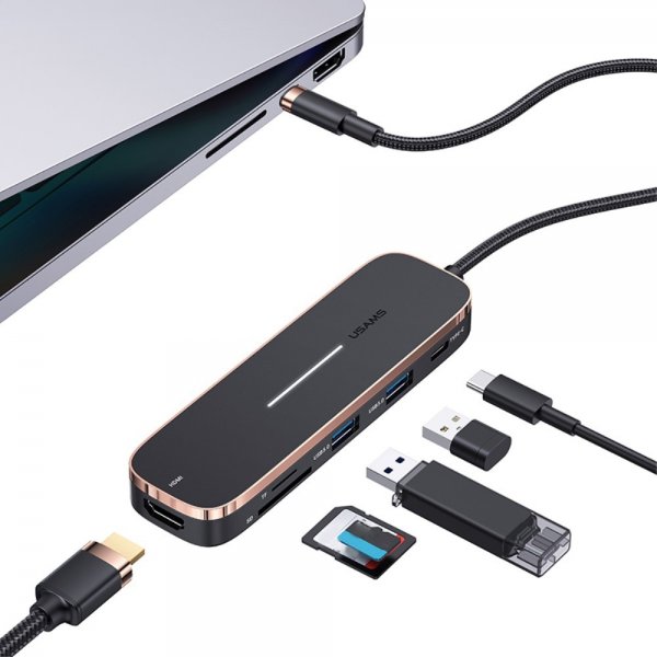 USAMS US-SJ575 USB-C Hub